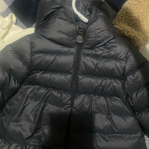 Moncler Kids Dark Gray Puffer Jacket